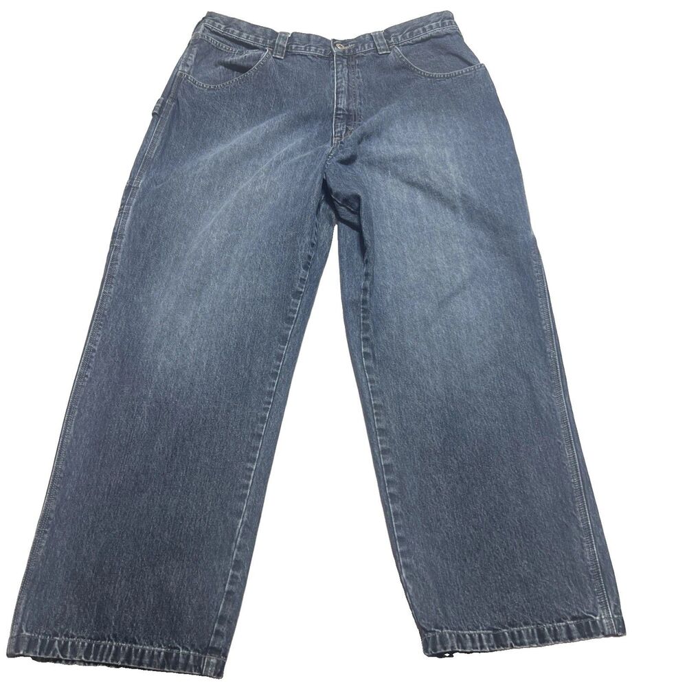 Vf Jeanswear WrangleMens Jeans Size 38x30 Cargo Fit Cotton Blue